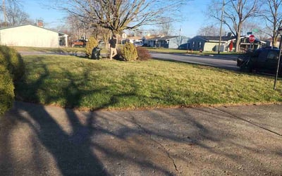 Photo of Richard S.'s yard after getting landscaping in Baltimore, OH
