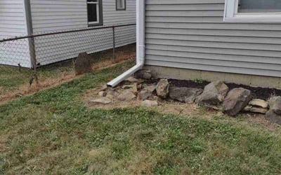 Photo of James L.'s yard after getting landscaping in Elwood, IN