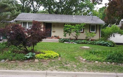 Photo of Evan J.'s yard after getting landscaping in Hugo, MN
