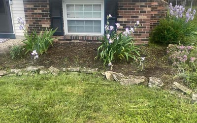 Photo of Cindy S.'s yard after getting landscaping in Fulton, OH