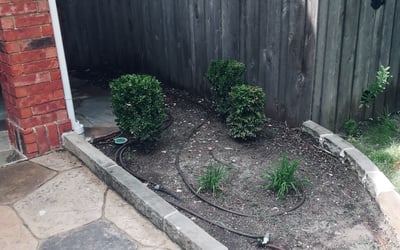 Photo of Chris L.'s yard after getting landscaping in Bardwell, TX
