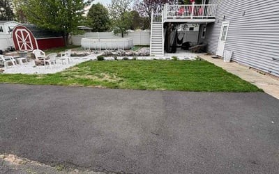 Photo of Kimberly S.'s yard after getting landscaping in East Hartford, CT
