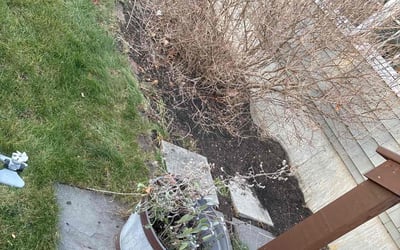 Photo of Peter B.'s yard after getting landscaping in South Easton, MA
