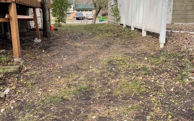 Photo of Caleb H.'s yard after getting landscaping in Hager City, WI