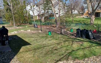 Photo of Holly B.'s yard after getting landscaping in Elk River, MN