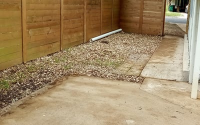 Photo of Andrew H.'s yard after getting landscaping in Cedar Creek, TX