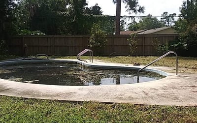 Photo of Justin M.'s yard after getting landscaping in Barberville, FL