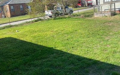 Photo of Audrey B.'s yard after getting landscaping in Wagoner, OK
