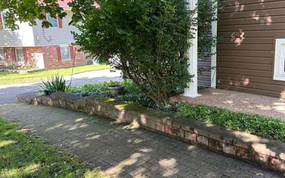 Photo of Amy M.'s yard after getting landscaping in Newbury, OH