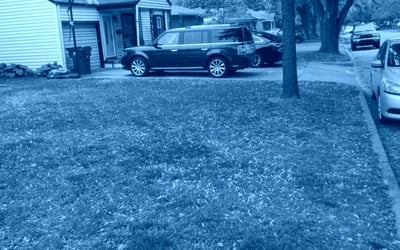 Photo of Joshua R.'s yard after getting landscaping in Rose Hill, KS