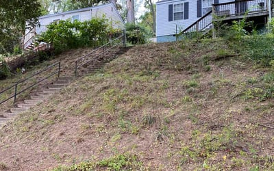 Photo of John P.'s yard after getting landscaping in Sutherland, VA