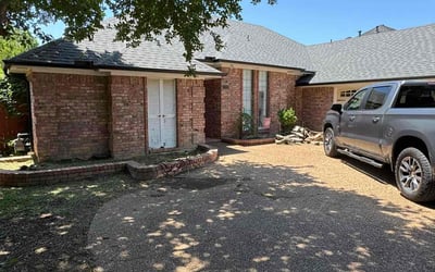 Photo of Aaron M.'s yard after getting landscaping in Grapevine, TX