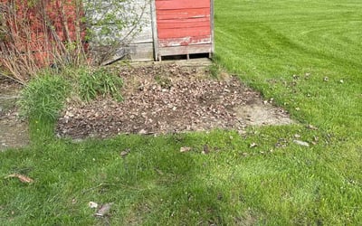 Photo of Janice R.'s yard after getting landscaping in Byron Center, MI