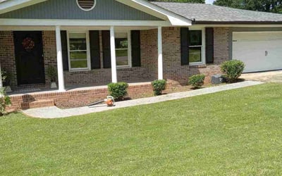 Photo of Laura P.'s yard after getting landscaping in Lilburn, GA