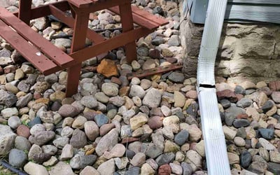 Photo of Stephanie H.'s yard after getting landscaping in Onamia, MN