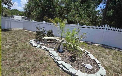 Photo of Karen W.'s yard after getting landscaping in Punta Gorda, FL