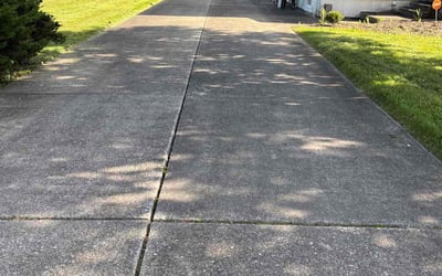 Photo of Barbara S.'s yard after getting landscaping in Barberton, OH