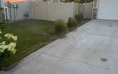 Photo of Lori B.'s yard after getting landscaping in Emmett, ID