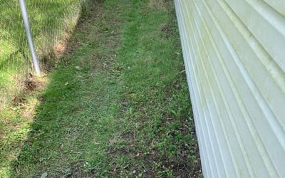 Photo of Kristen M.'s yard after getting landscaping in Amlin, OH