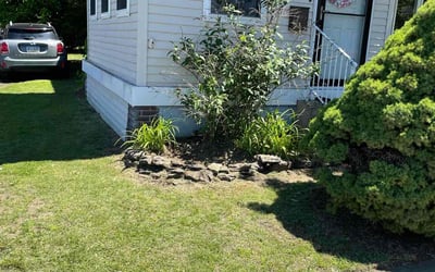 Photo of Meghan M.'s yard after getting landscaping in Dallas, PA