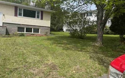 Photo of Heather G.'s yard after getting landscaping in Camillus, NY