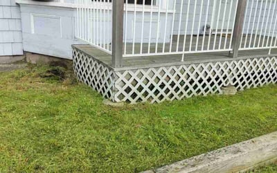 Photo of Sandy M.'s yard after getting landscaping in Woonsocket, RI