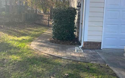 Photo of Melody C.'s yard after getting landscaping in Mineral Springs, NC