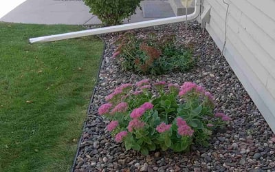 Photo of Kenneth M.'s yard after getting landscaping in Isle, MN
