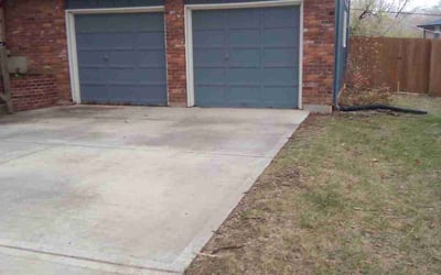 Photo of Brandon B.'s yard after getting landscaping in Camden Point, MO