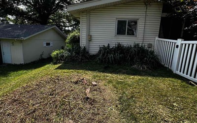 Photo of Donna L.'s yard after getting landscaping in Saint Peters, MO