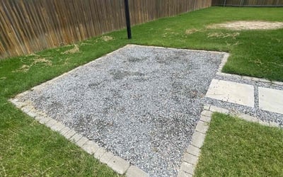 Photo of Sean M.'s yard after getting landscaping in Yukon, OK