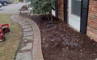 Photo of Judy S.'s yard after getting landscaping in Brooklyn, MD