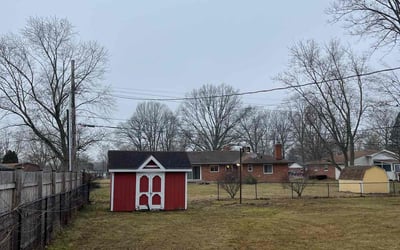 Photo of Jean F.'s yard after getting landscaping in Alexandria, IN