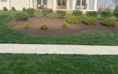 Photo of Jeff B.'s yard after getting landscaping in Fort Lee, VA