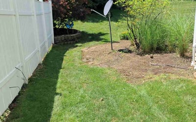 Photo of Frank B.'s yard after getting landscaping in Streetsboro, OH