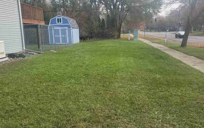 Photo of Deb S.'s yard after getting landscaping in Zimmerman, MN