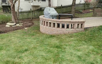 Photo of Justin M.'s yard after getting landscaping in Dekalb, IL