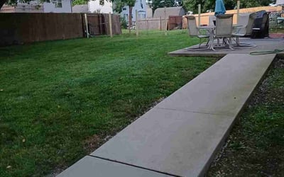 Photo of Jim P.'s yard after getting landscaping in Arnold, MO