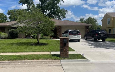 Photo of Amanda E.'s yard after getting landscaping in Omaha, NE