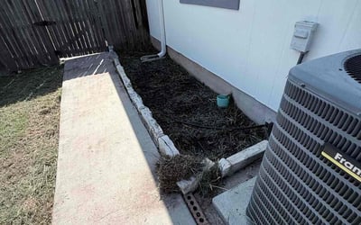 Photo of Stephanie S.'s yard after getting landscaping in Leander, TX