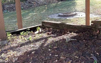 Photo of Caleb H.'s yard after getting landscaping in Stacy, MN