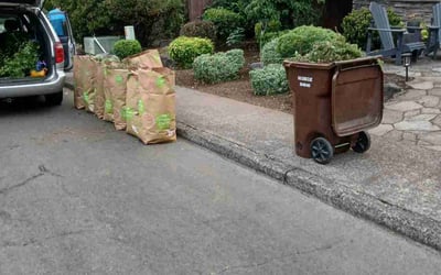 Photo of David M.'s yard after getting landscaping in Gladstone, OR