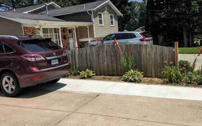 Photo of Xing Che Z.'s yard after getting landscaping in Fairfax, VA