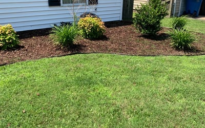 Photo of David B.'s yard after getting landscaping in Severn, VA