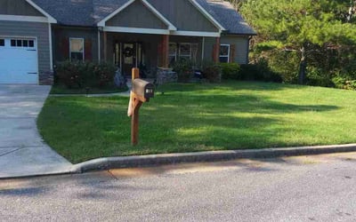 Photo of Donell Q.'s yard after getting lawn care in Jasper, GA