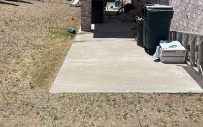 Photo of William B.'s yard after getting landscaping in Fabens, TX