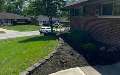 Photo of Emily B.'s yard after getting landscaping in Dayton, OH