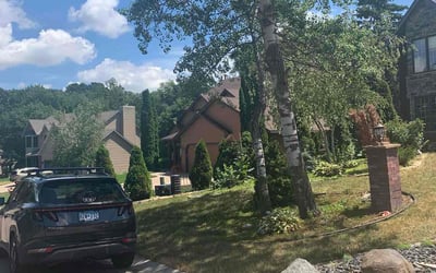 Photo of Michael R.'s yard after getting landscaping in Forest Lake, MN