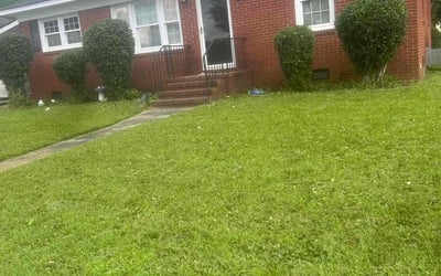 Photo of Thomas P.'s yard after getting landscaping in Clayton, NC