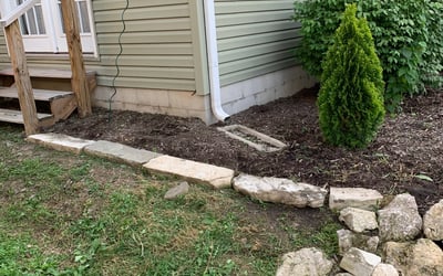 Photo of Brittany S.'s yard after getting landscaping in Utica, OH
